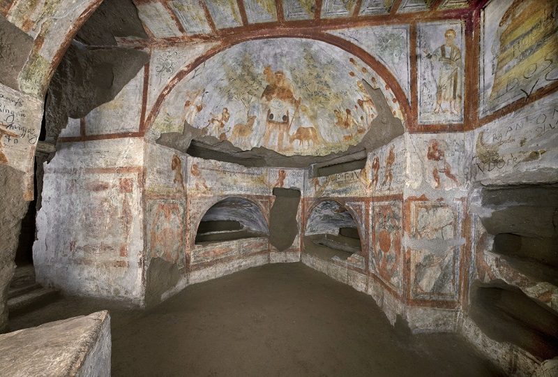 Catacumba de los Dolomitas en Roma